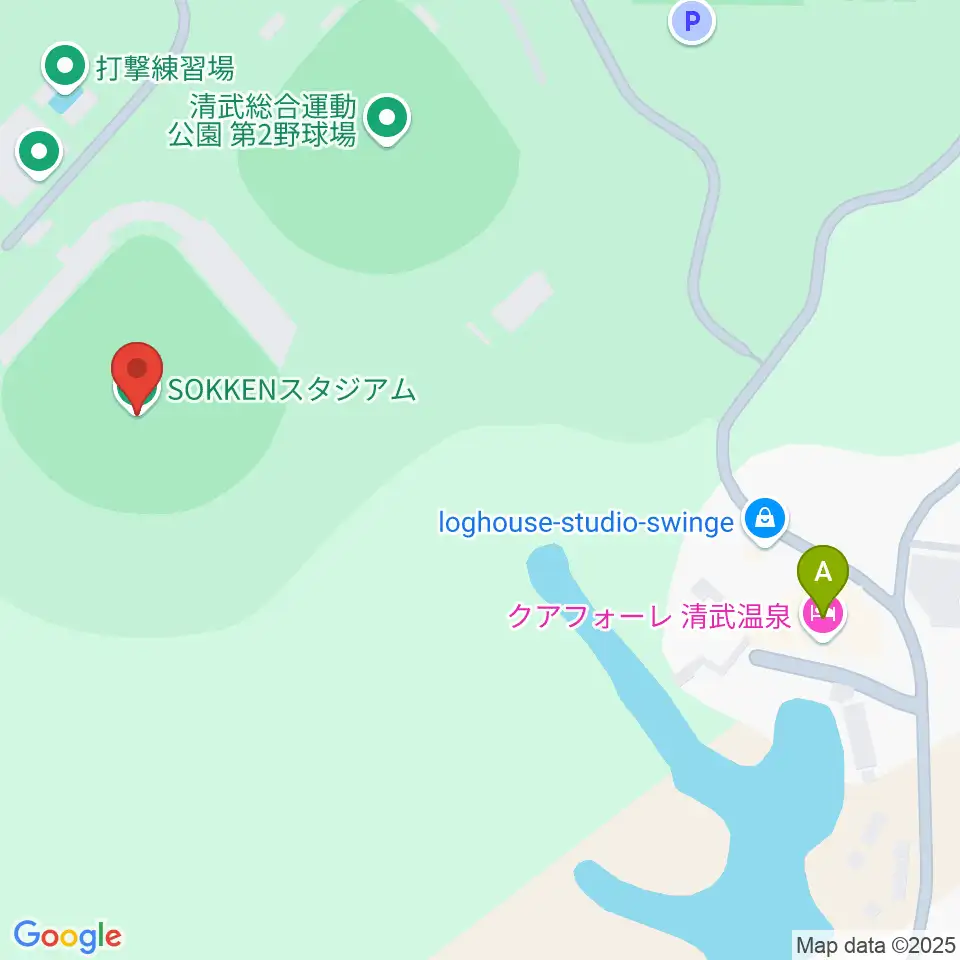 SOKKENスタジアム周辺のホテル一覧地図