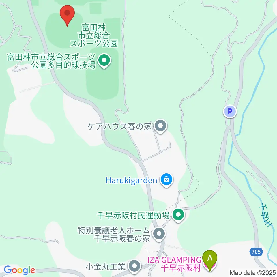 富田林バファローズスタジアム周辺のホテル一覧地図