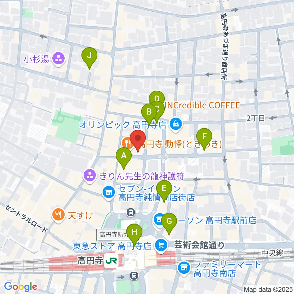 スタジオ・コヤーマR店周辺のホテル一覧地図