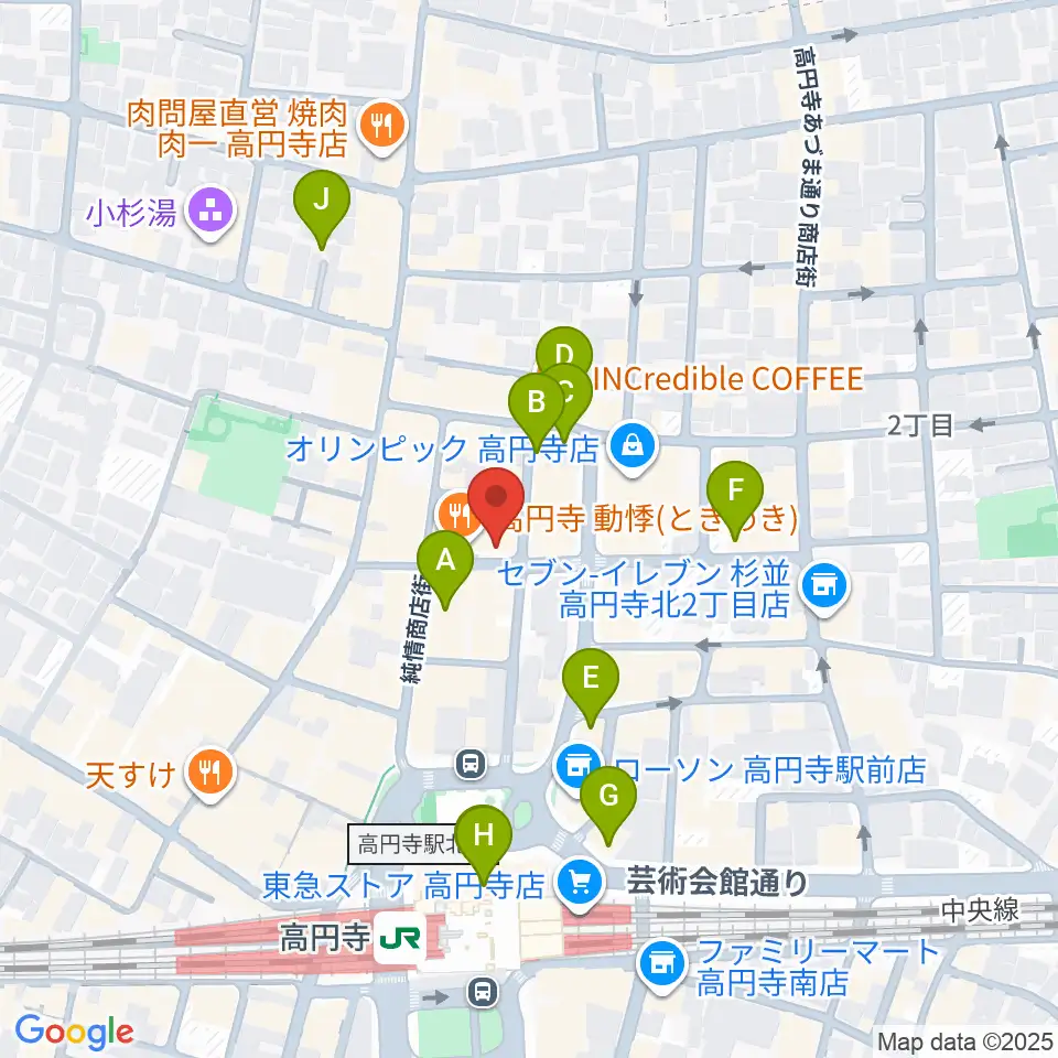 スタジオ・コヤーマR店周辺のホテル一覧地図