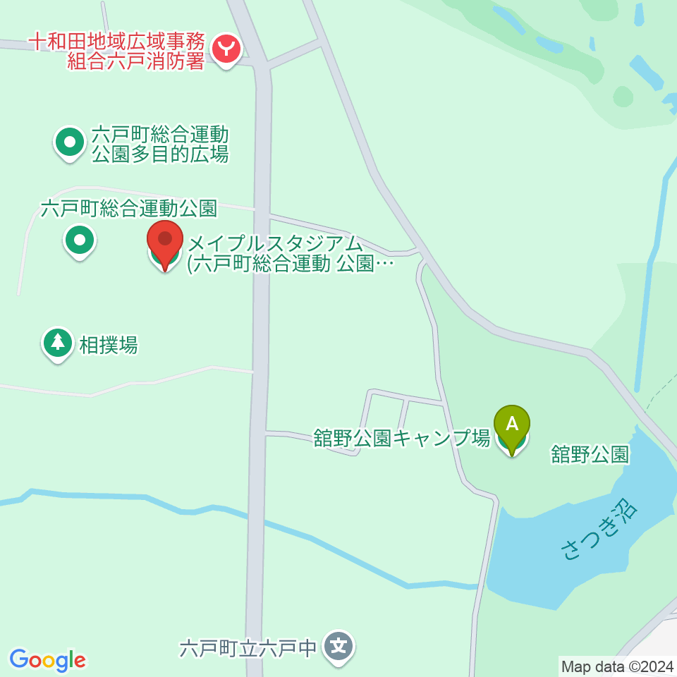 メイプルスタジアム周辺のホテル一覧地図