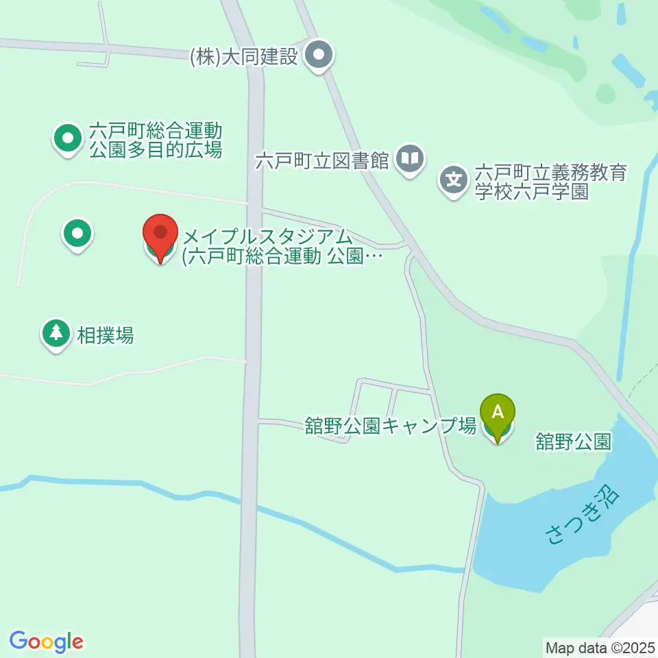 メイプルスタジアム周辺のホテル一覧地図