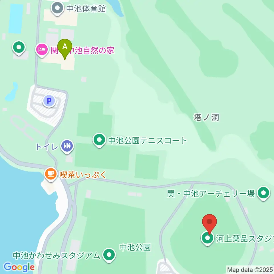 河上薬品スタジアム周辺のホテル一覧地図