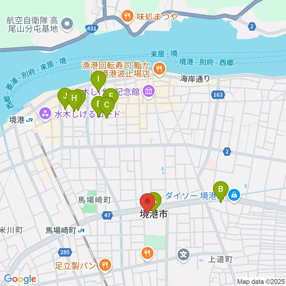 みなとテラス 境港市民交流センター周辺のホテル一覧地図