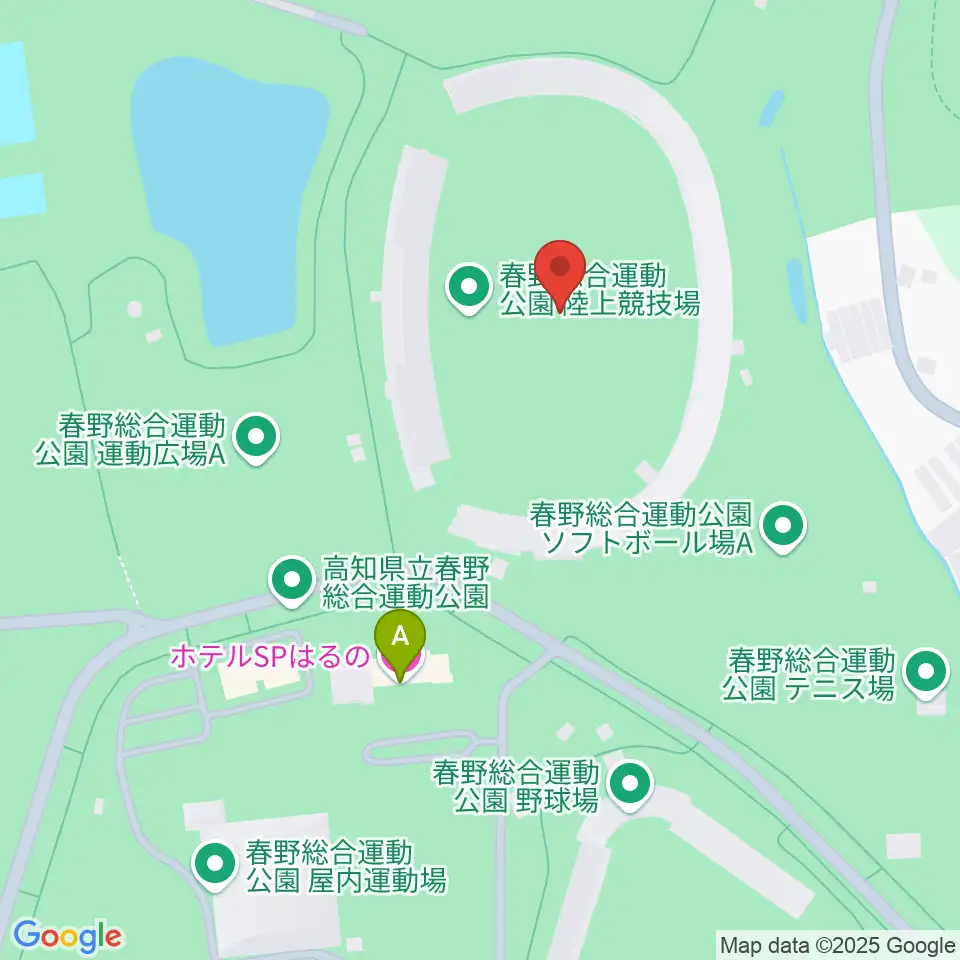 春野総合運動公園陸上競技場周辺のホテル一覧地図