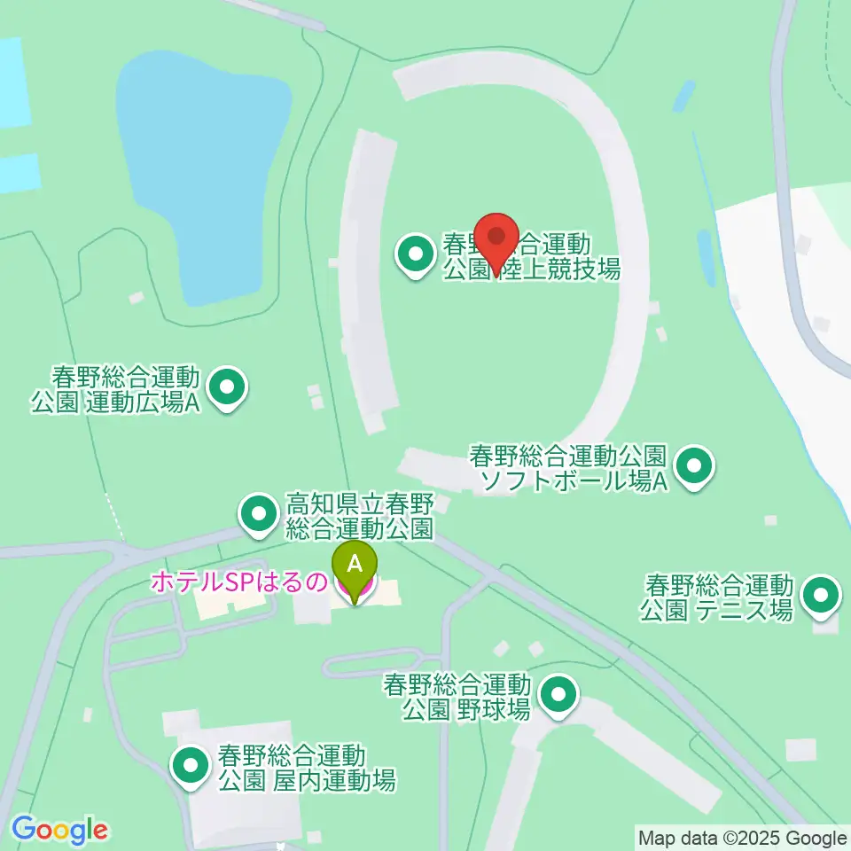春野総合運動公園陸上競技場周辺のホテル一覧地図
