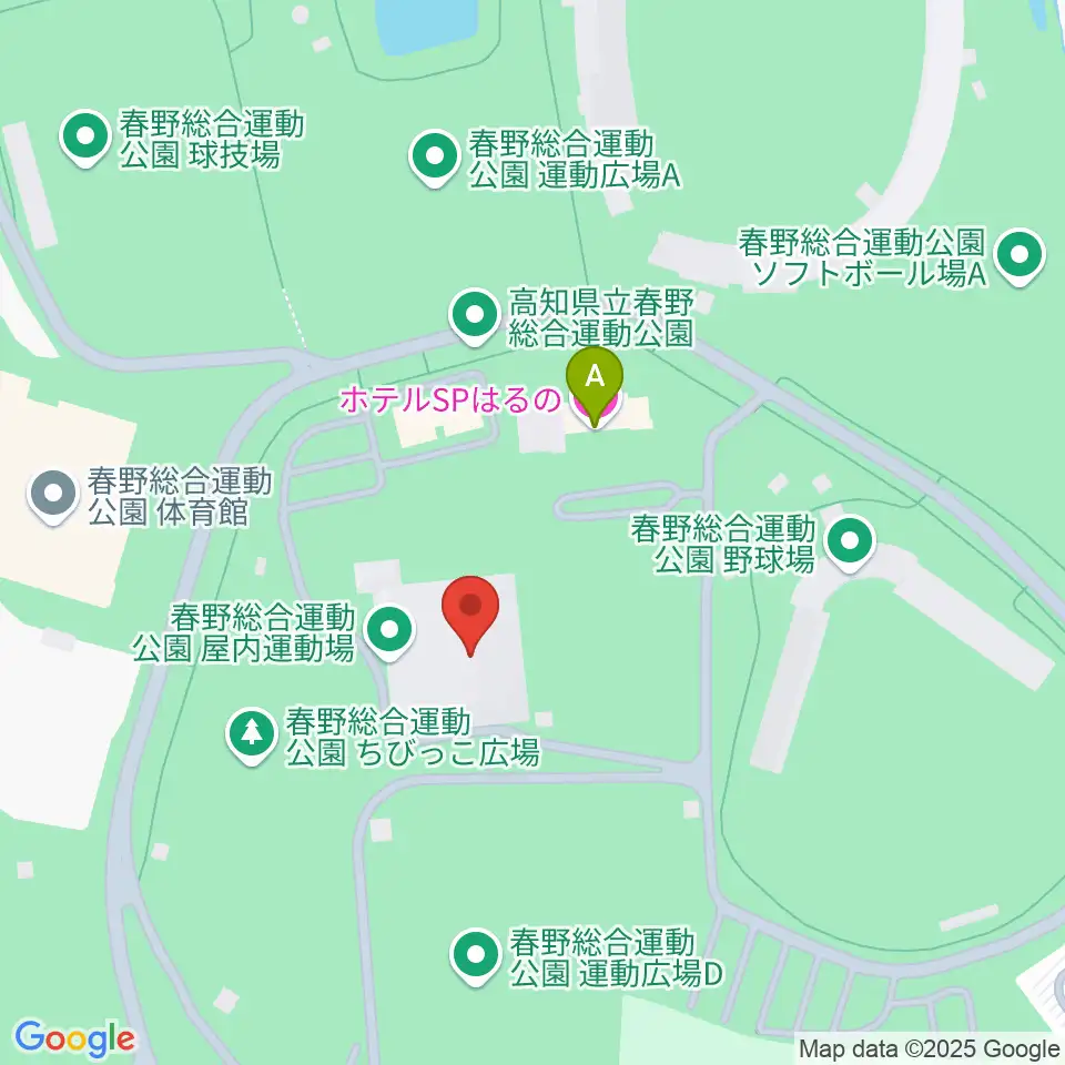 春野総合運動公園補助競技場周辺のホテル一覧地図