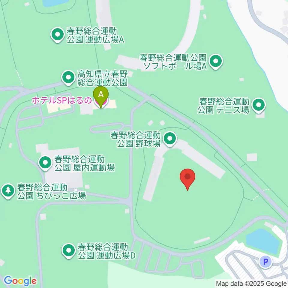 春野総合運動公園野球場周辺のホテル一覧地図