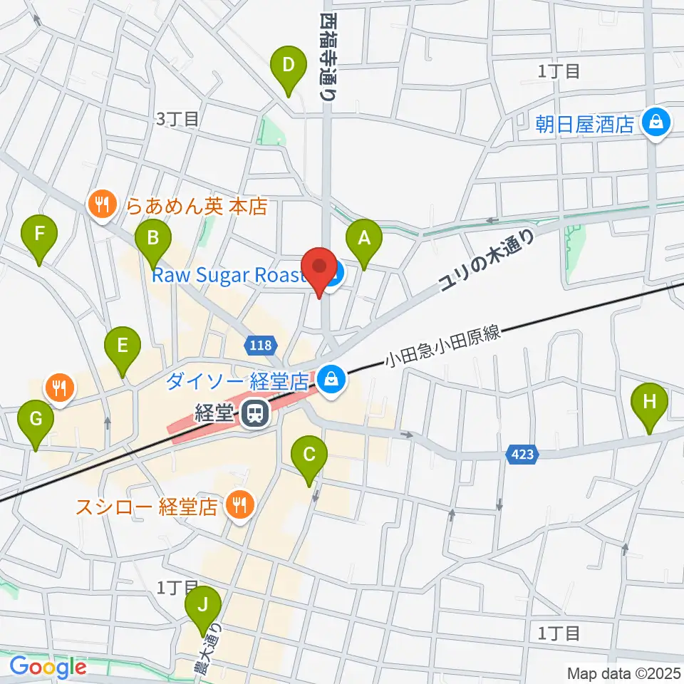 タッドポウルスタジオ経堂周辺のホテル一覧地図