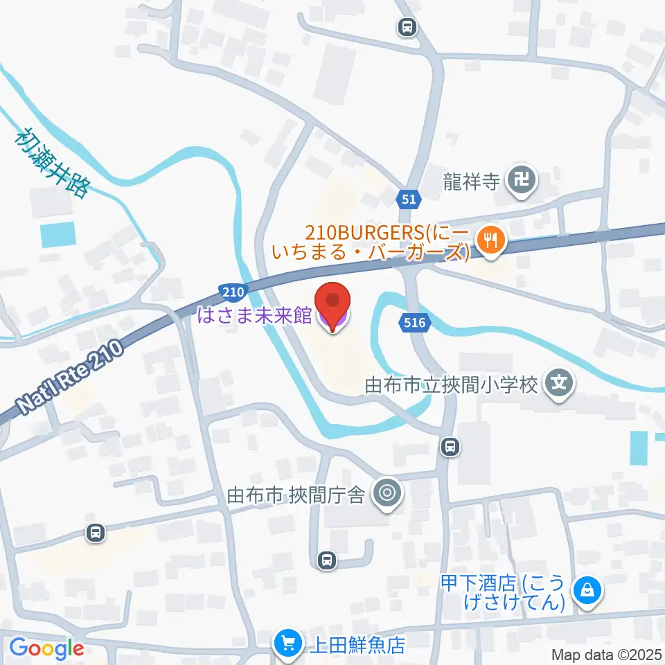 はさま未来館DENKENホール周辺のホテル一覧地図