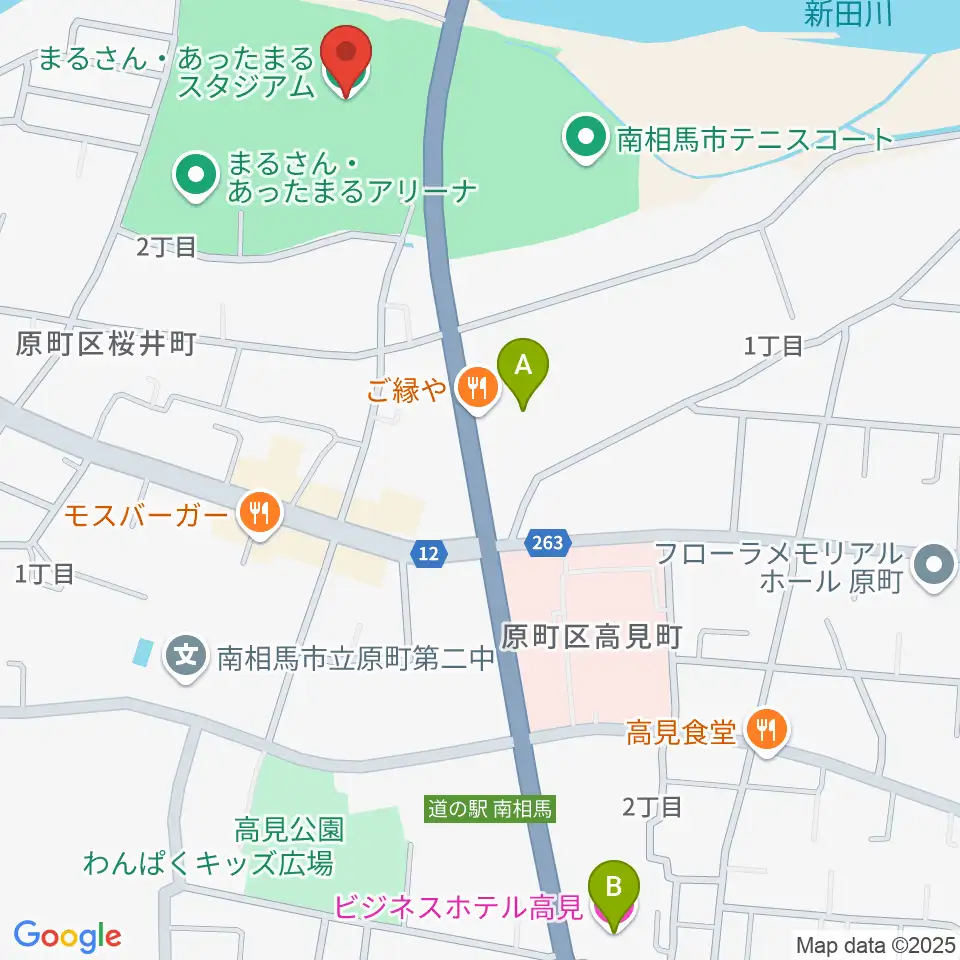 まるさん・あったまるスタジアム周辺のホテル一覧地図