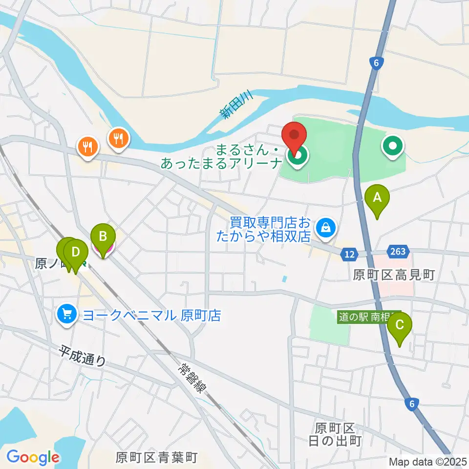 まるさん・あったまるアリーナ周辺のホテル一覧地図