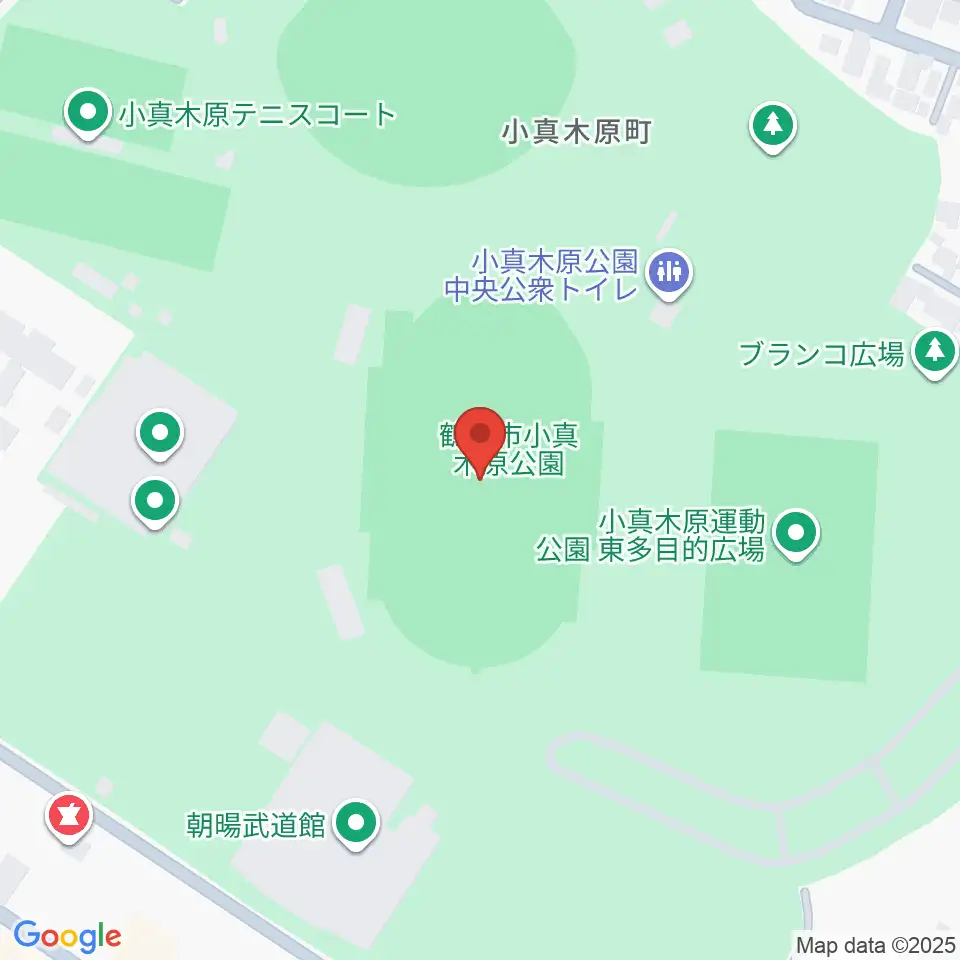 小真木原陸上競技場周辺のホテル一覧地図