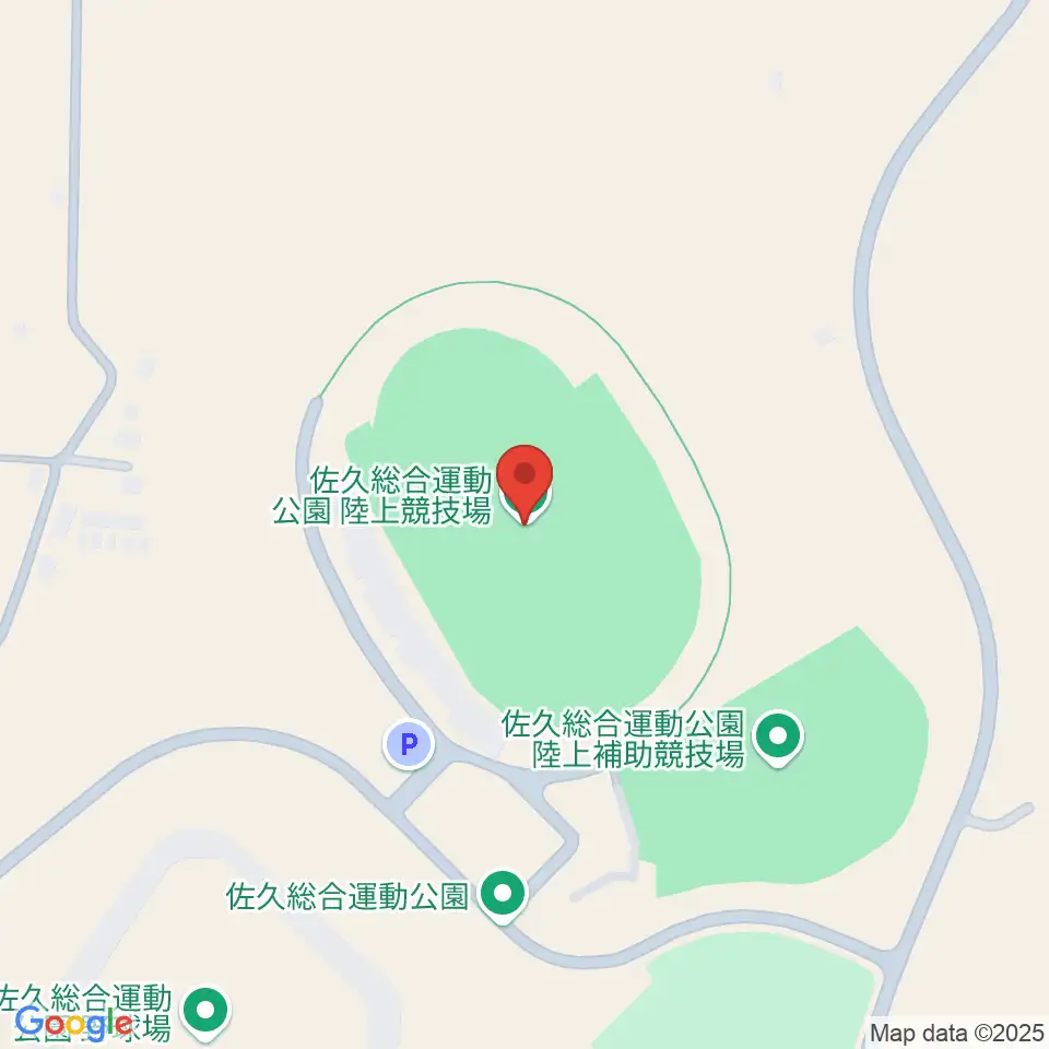 佐久総合運動公園陸上競技場周辺のホテル一覧地図