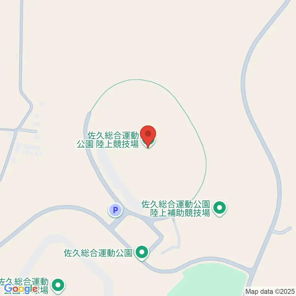 佐久総合運動公園陸上競技場周辺のホテル一覧地図