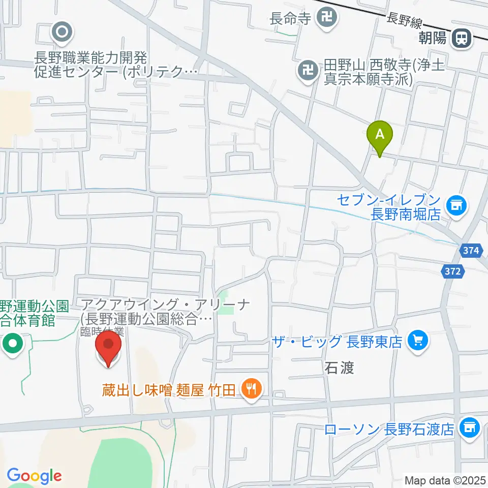 アクアウイング周辺のホテル一覧地図