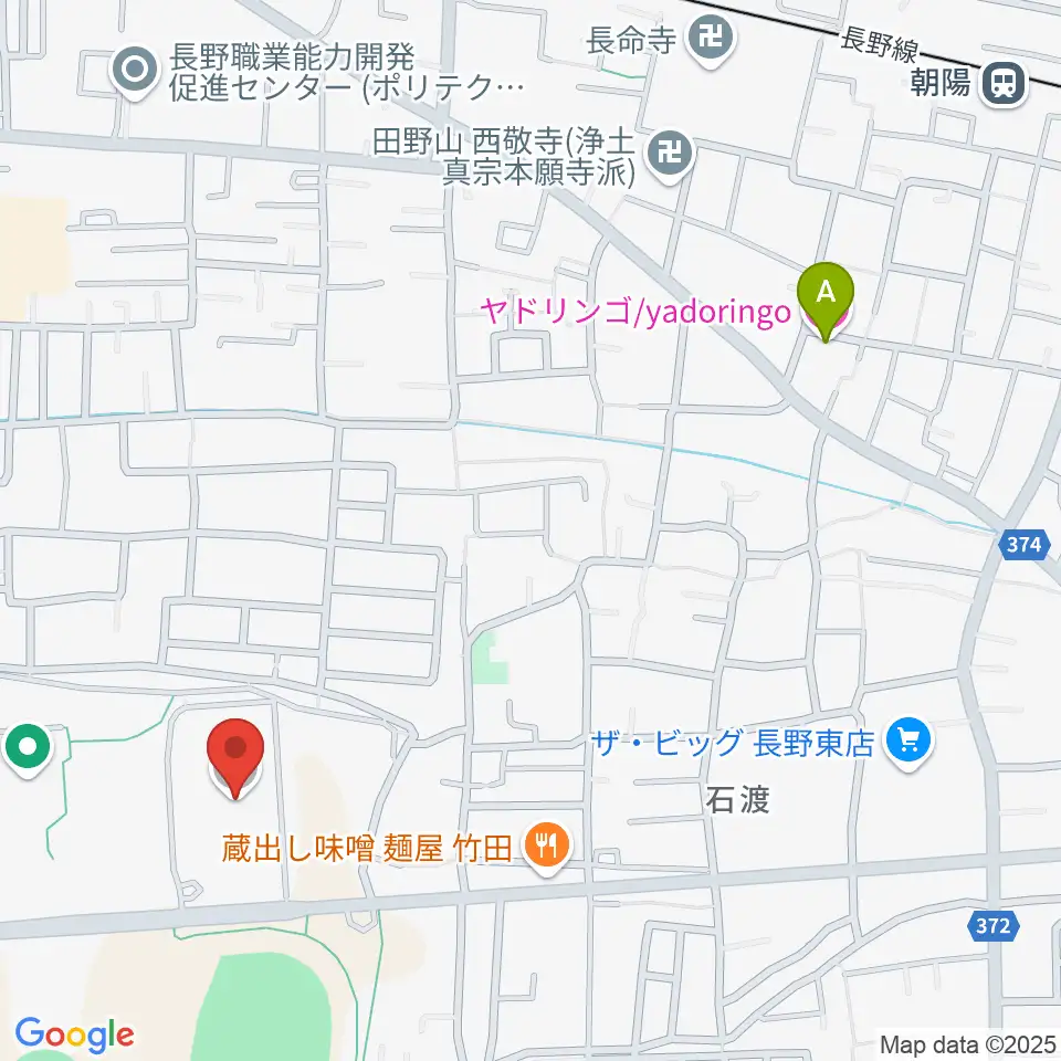 アクアウイング周辺のホテル一覧地図