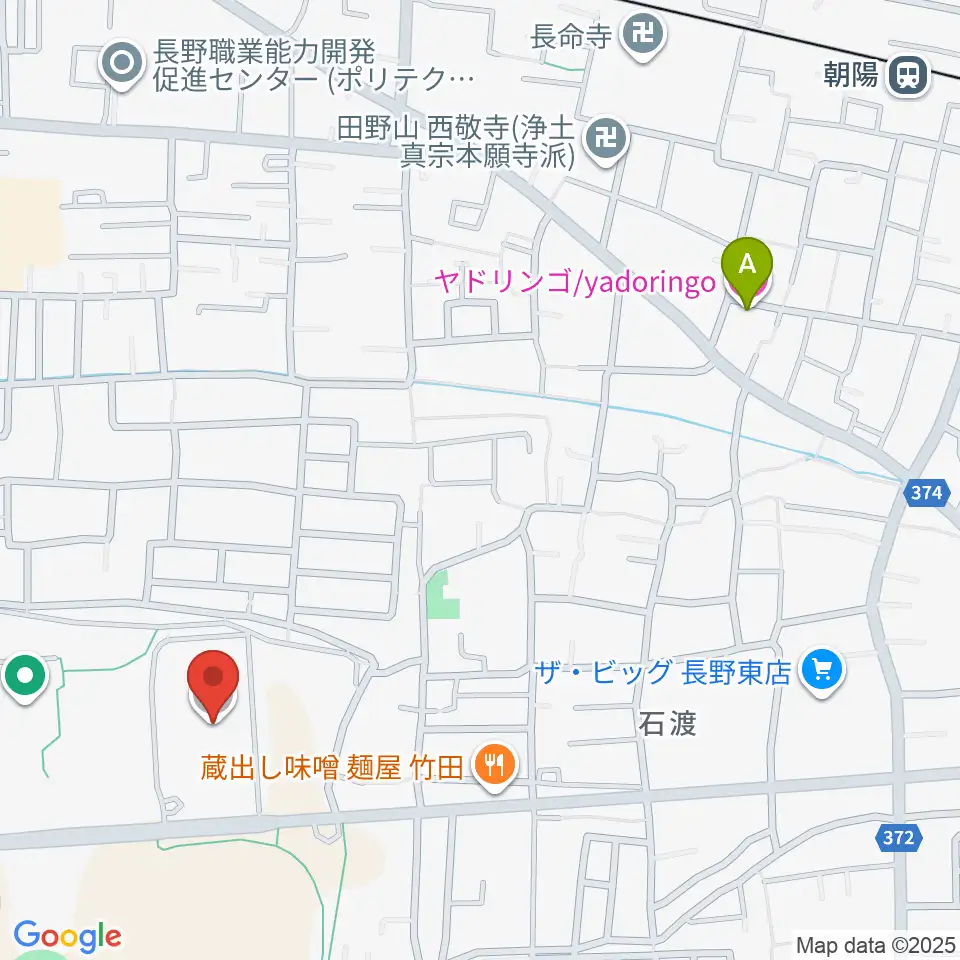アクアウイング周辺のホテル一覧地図