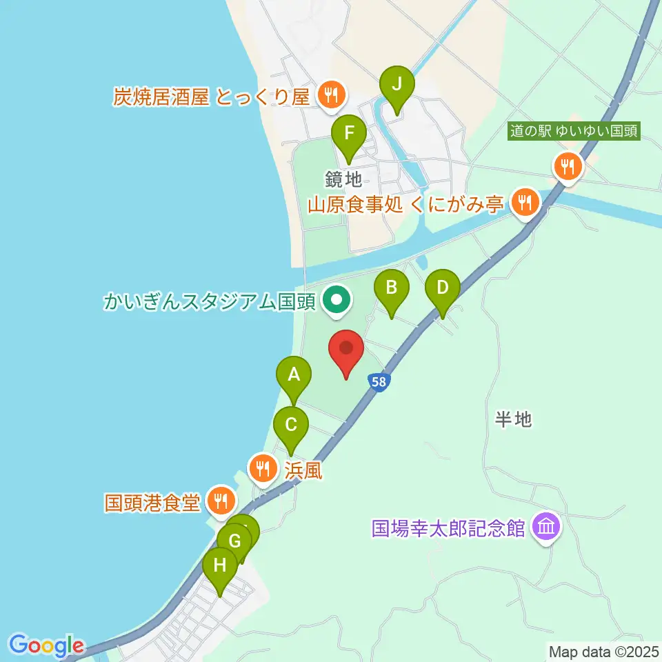かいぎんフィールド国頭周辺のホテル一覧地図