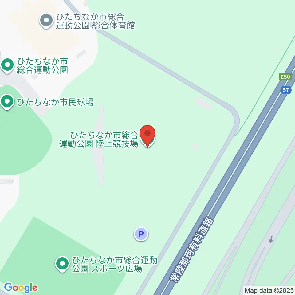 ひたちなか市陸上競技場周辺のホテル一覧地図