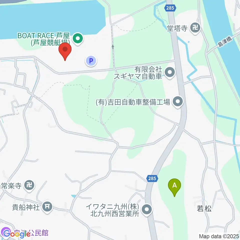 あしや夢リアホール周辺のホテル一覧地図