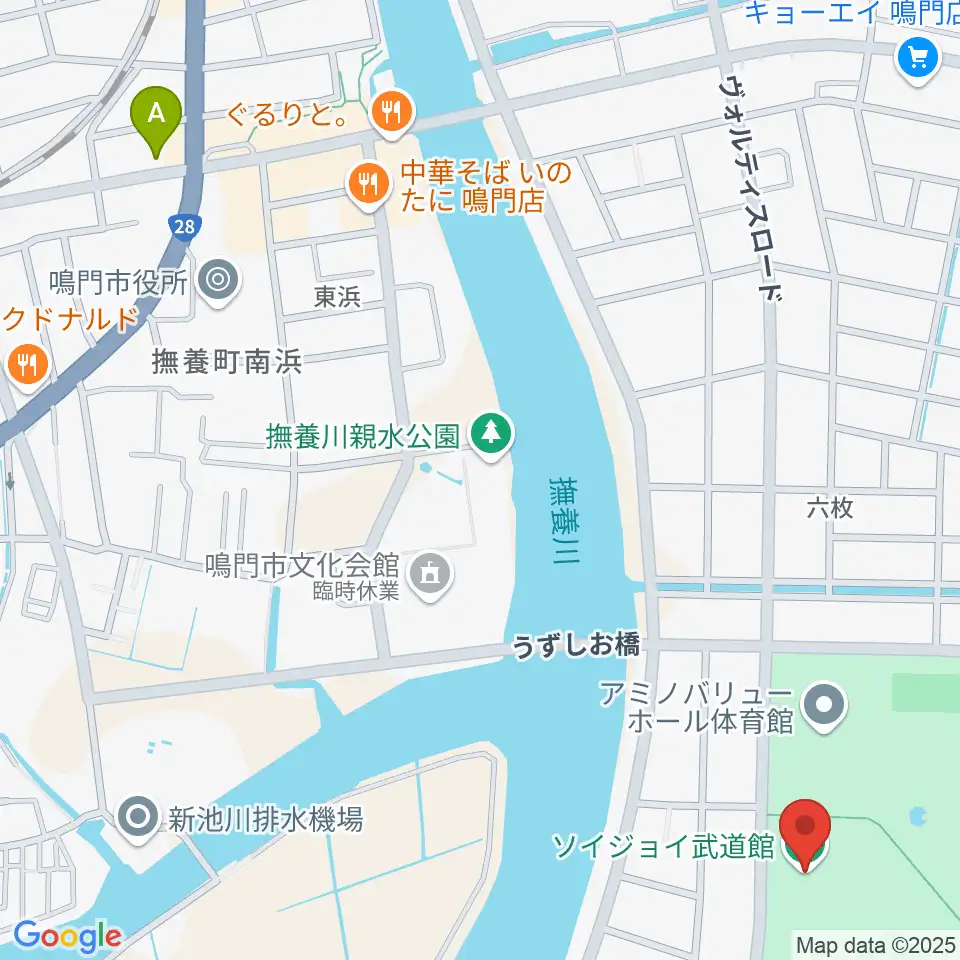 ソイジョイ武道館周辺のホテル一覧地図