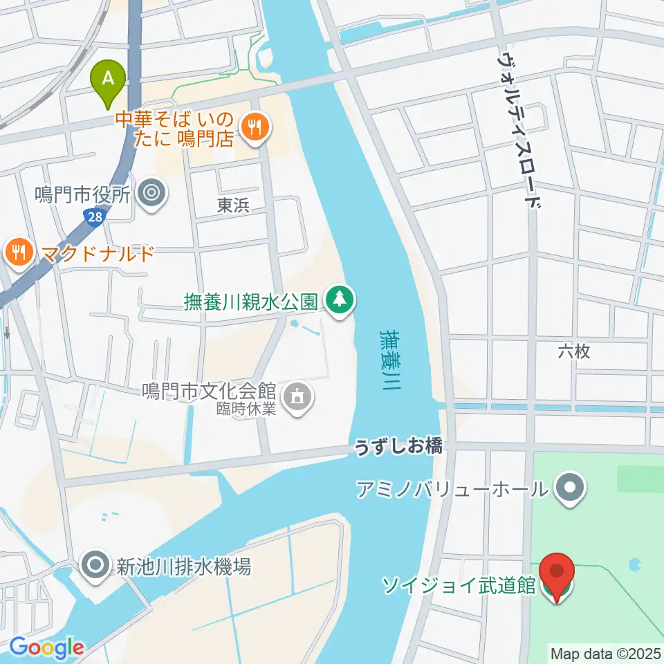 ソイジョイ武道館周辺のホテル一覧地図