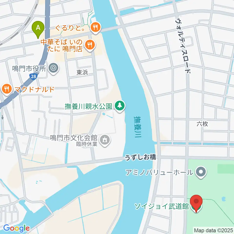 ソイジョイ武道館周辺のホテル一覧地図