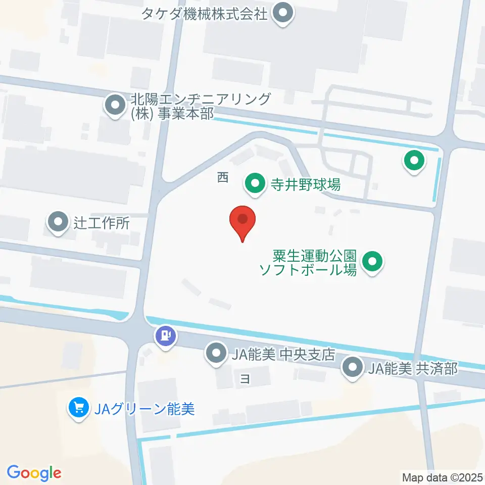 寺井野球場周辺のホテル一覧地図