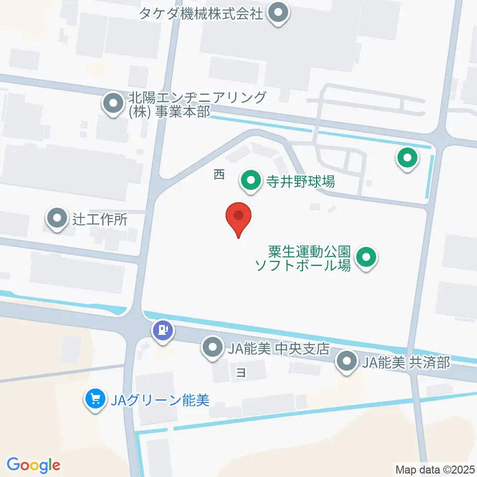 寺井野球場周辺のホテル一覧地図