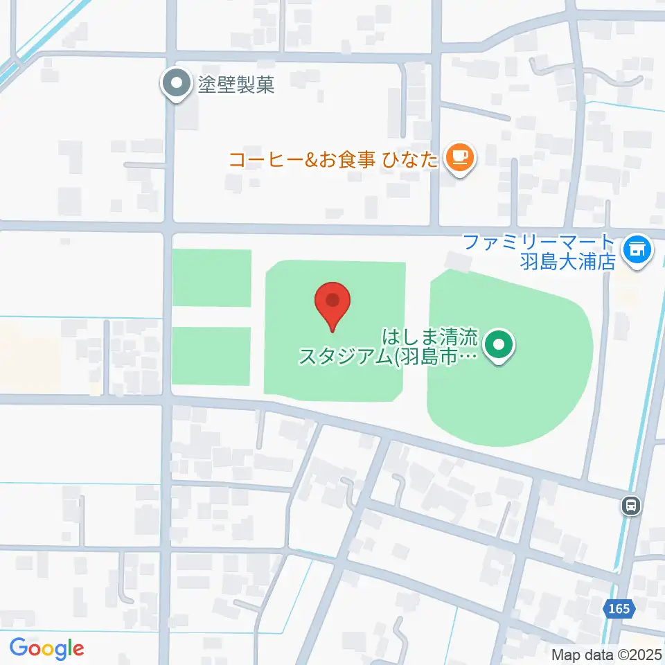 羽島市運動公園多目的広場周辺のホテル一覧地図