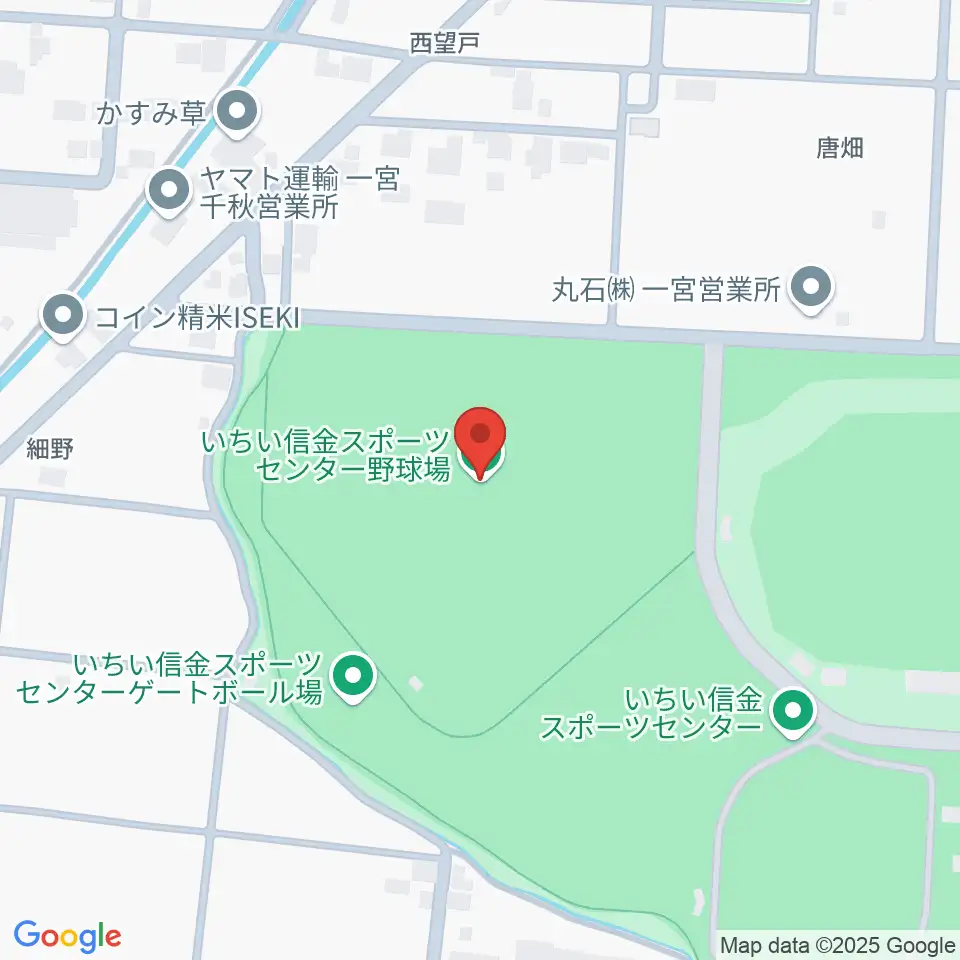 いちい信金スポーツセンター野球場周辺のホテル一覧地図