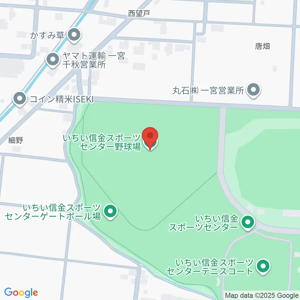 いちい信金スポーツセンター野球場周辺のホテル一覧地図