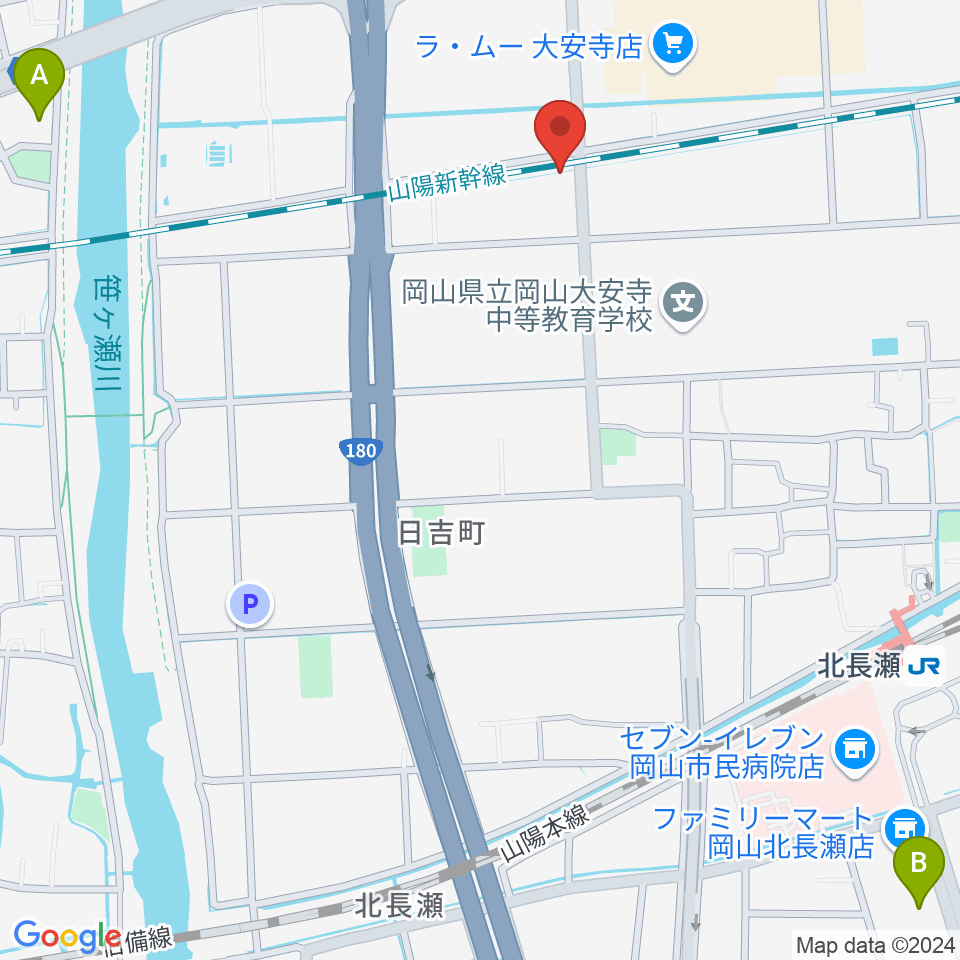 ミュージックスタジオOZZ周辺のホテル一覧地図