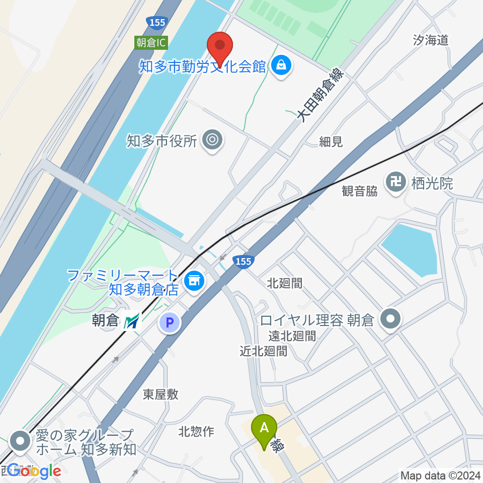 メディアス体育館ちた周辺のホテル一覧地図