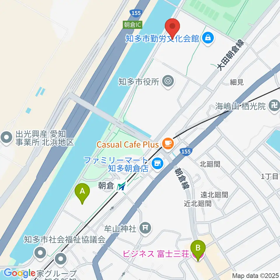 メディアス体育館ちた周辺のホテル一覧地図