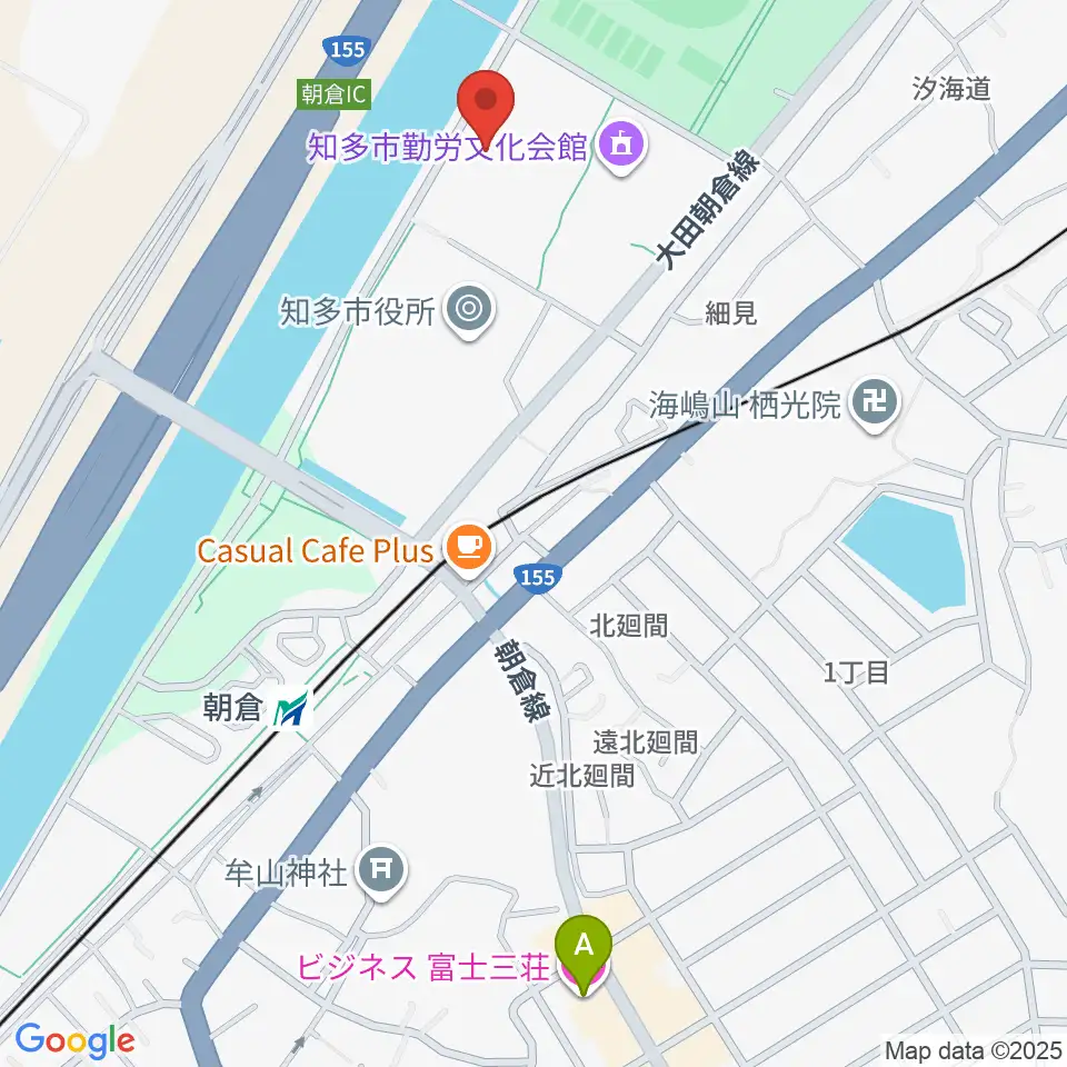 メディアス体育館ちた周辺のホテル一覧地図