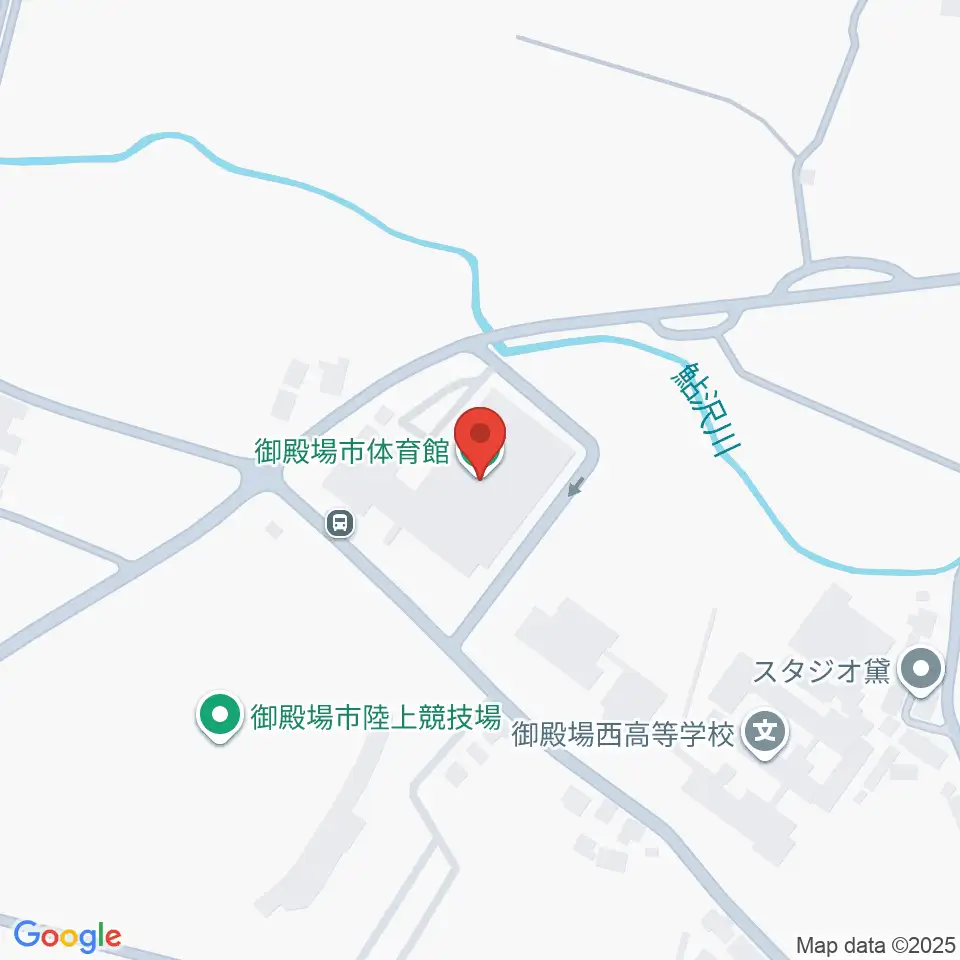 御殿場市体育館周辺のホテル一覧地図