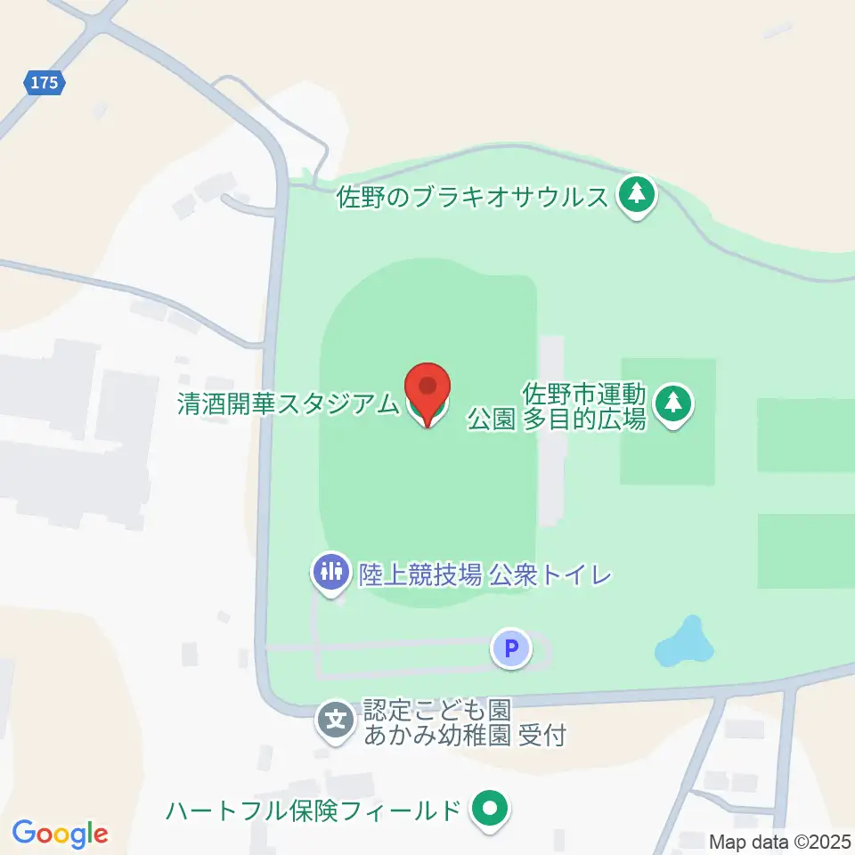 清酒開華スタジアム周辺のホテル一覧地図