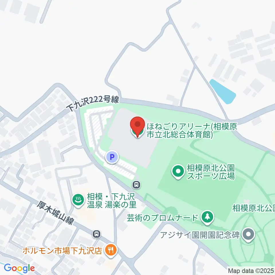 ほねごりアリーナ周辺のホテル一覧地図