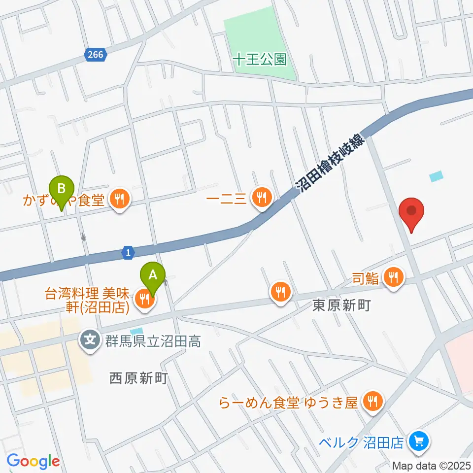 ZACROSアリーナぬまた周辺のホテル一覧地図