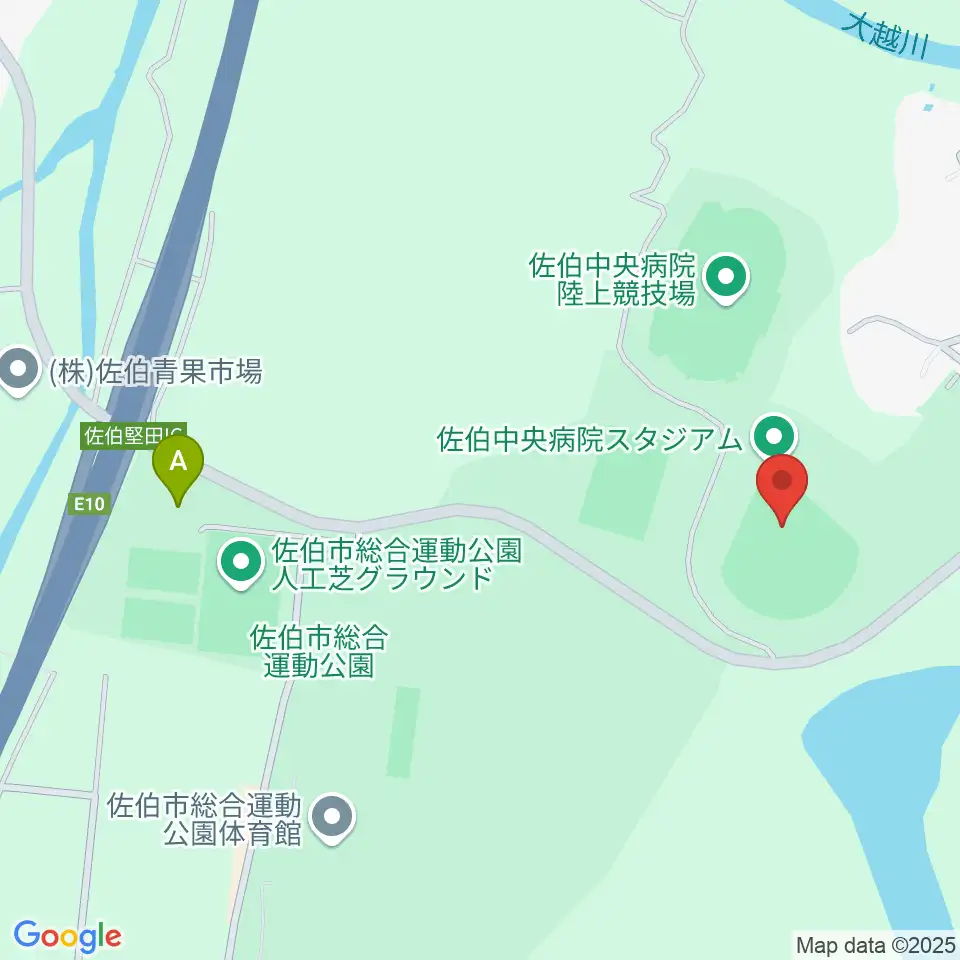 佐伯中央病院スタジアム周辺のホテル一覧地図