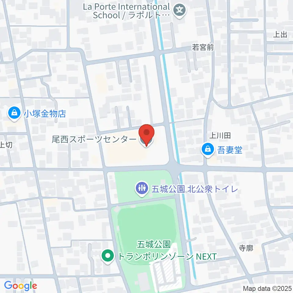 尾西スポーツセンター周辺のホテル一覧地図