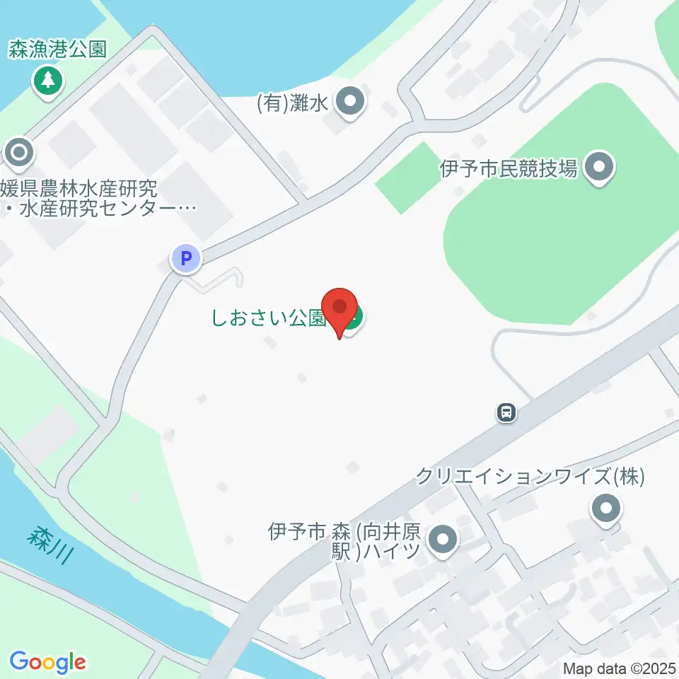 伊予市民体育館周辺のホテル一覧地図