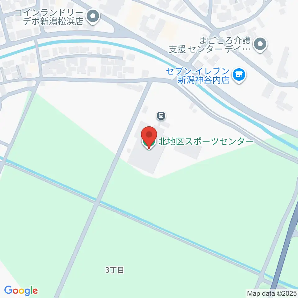 新潟市北地区スポーツセンター周辺のホテル一覧地図