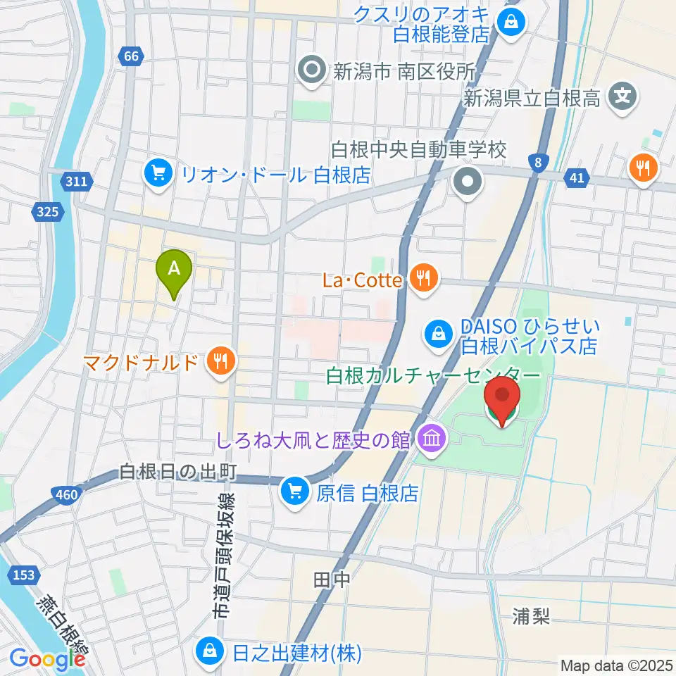 白根カルチャーセンター周辺のホテル一覧地図