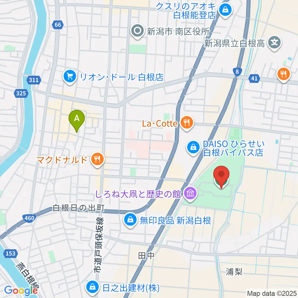 白根カルチャーセンター周辺のホテル一覧地図