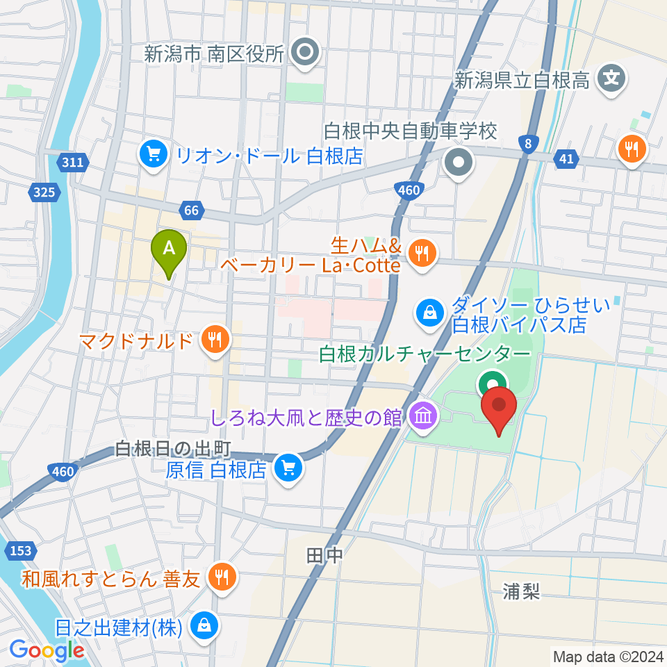 白根総合公園屋内プール周辺のホテル一覧地図