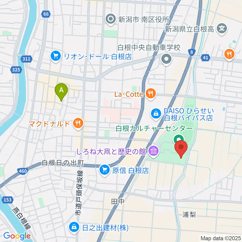 白根総合公園屋内プール周辺のホテル一覧地図