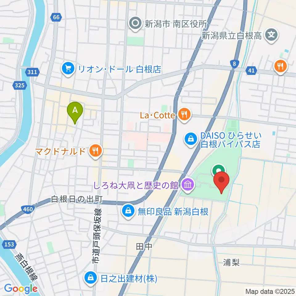 白根総合公園屋内プール周辺のホテル一覧地図